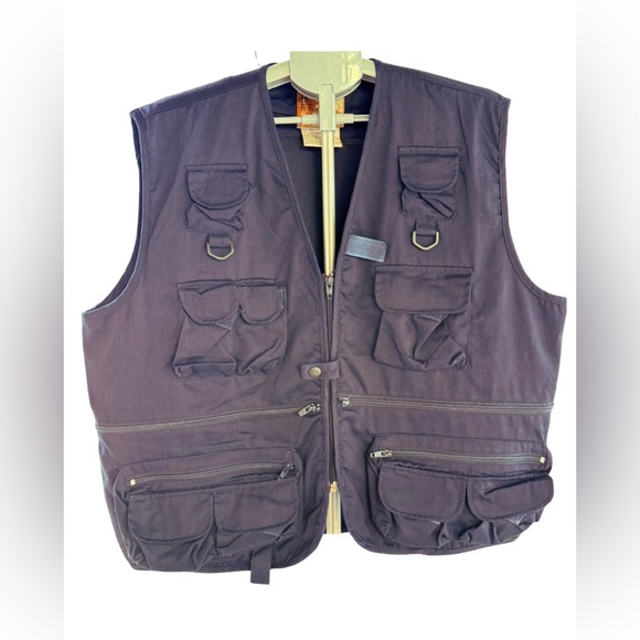 Rio Bravo by Prestige Other - Rio Bravo Prestige Utility Vest XL Black Multi Pocket Fishing Hunting Tactical